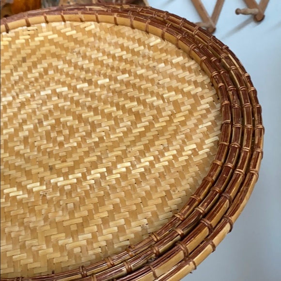 Vintage wicker tray - Picture 6 of 6